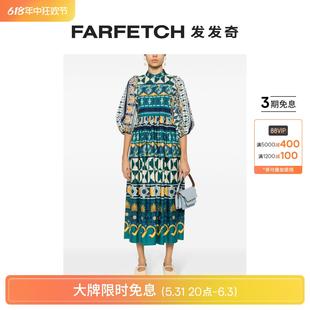 中长连衣裙FARFETCH发发奇 Double J.女士Portofino