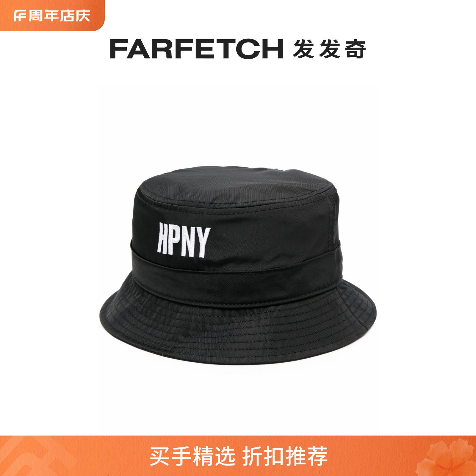 Heron Preston男士HPNY logo贴花渔夫帽FARFETCH发发奇