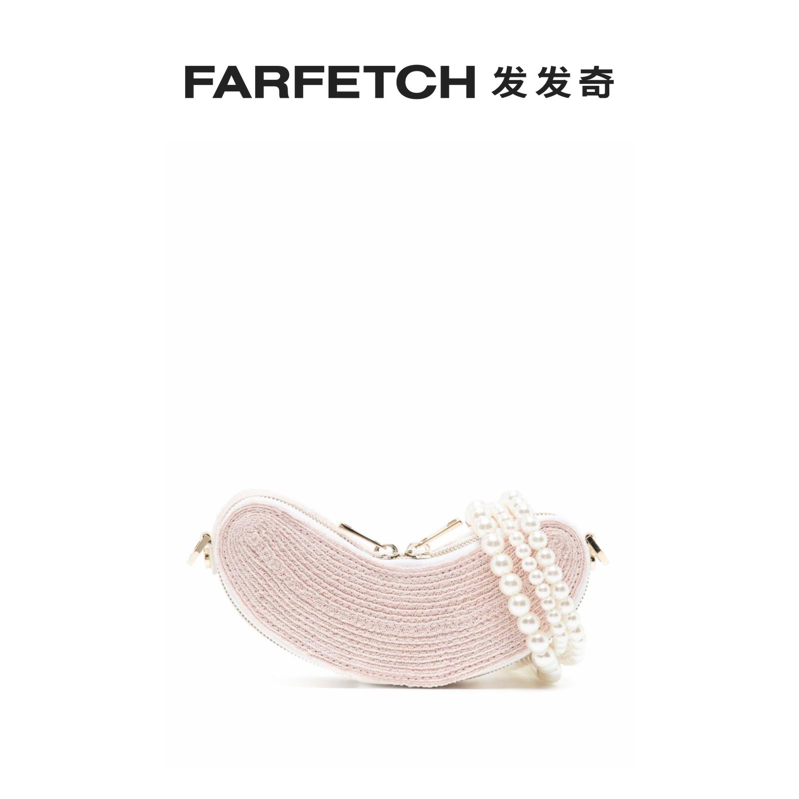 Maison Michel女士Liza编织迷你斜挎包FARFETCH发发奇