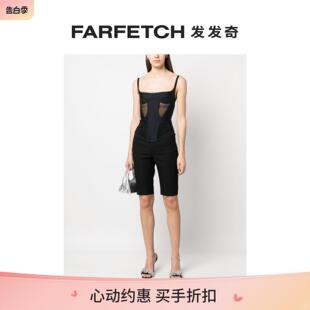 Mugler女士紧身胸衣式 吊带上衣FARFETCH发发奇