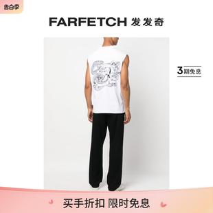 Final Sale Philipp T恤FARFETCH发发奇 Plein男士 标贴无袖