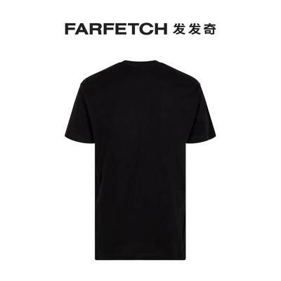 Stadium Goods男女通用Black-Red 叠层logo T恤FARFETCH发发奇