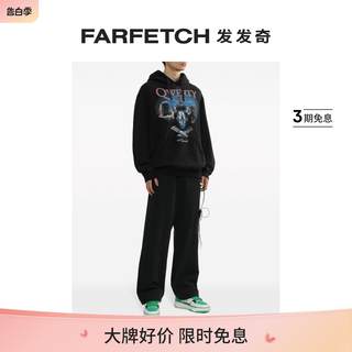 Doublet男士图案印花棉连帽衫FARFETCH发发奇