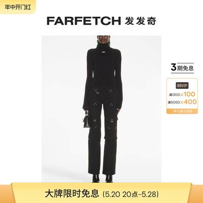 [Final Sale]Off-White女士扣环细节工装裤FARFETCH发发奇