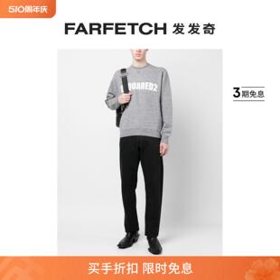 Sale Dsquared2男士 Final logo印花晶饰卫衣FARFETCH发发奇