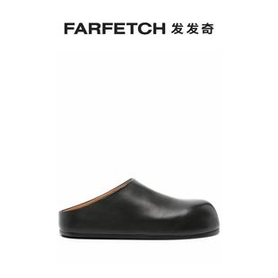 Marsell女士Accom 皮质拖鞋 FARFETCH发发奇