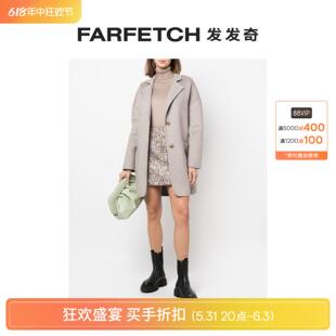 Sale COLOMBO女士梯形翻领单排扣外套FARFETCH发发奇 Final