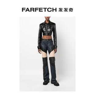 FARFETCH发发奇 Zadig&Voltaire女士Paulin 拼接喇叭长裤