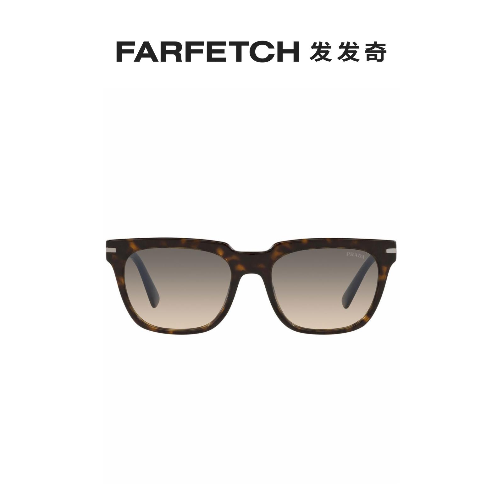 prada普拉达男士普拉达 pr 04ys 方框太阳眼镜farfetch发发奇
