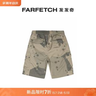 Works男士 迷彩印花工装 Parachute Universal 短裤 FARFETCH发发奇