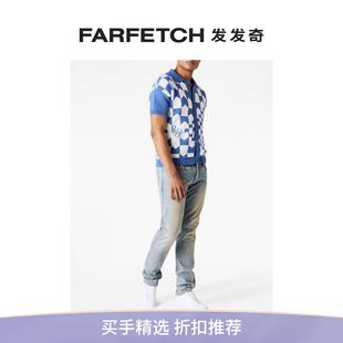 Racing FARFETCH发发 Checkered Sale Rhude男士 Final 针织polo衫