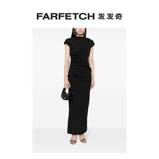 缩褶细节超长连衣裙FARFETCH发发奇 RACHEL GILBERT女士Willa