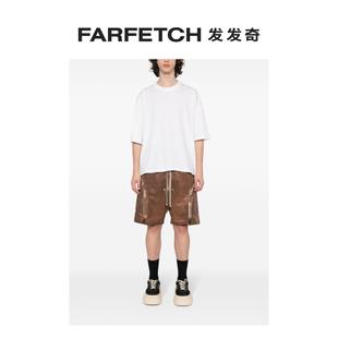 涂层棉短裤 Drkshdw男士 FARFETCH发发奇