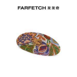 Etro女士logo标牌提花棉发夹FARFETCH发发奇