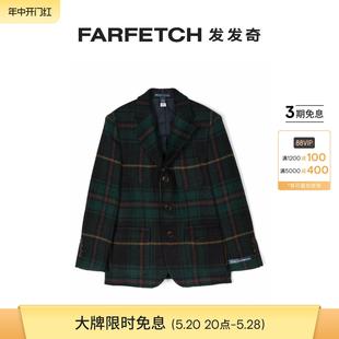 Ralph 格纹单排扣西装 夹克FARFETCH发发奇 Lauren童装