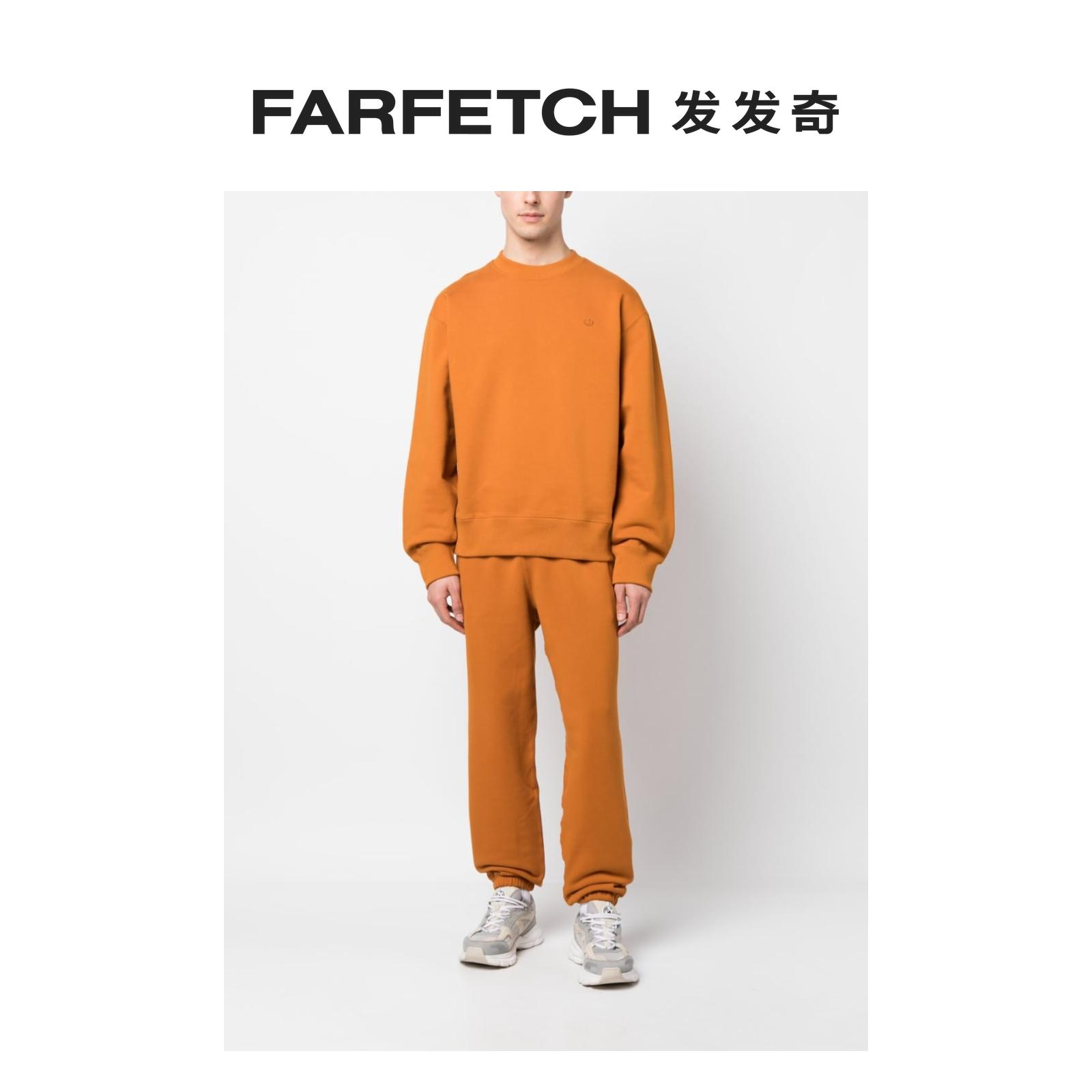 Adidas阿迪达斯男士logo贴花运动裤FARFETCH发发奇