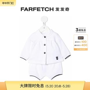 FARFETCH发发奇 logo刺绣礼品盒套装 Armani阿玛尼童装 Emporio