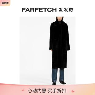 Liska女士单排扣皮毛一体外套FARFETCH发发奇