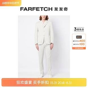 单排扣西装 套装 两件式 Lardini男士 FARFETCH发发奇