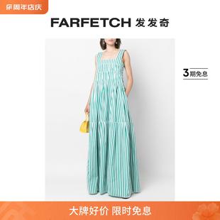 C女士条纹印花超长连衣裙FARFETCH发发奇 Plan