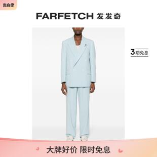 Lardini男士 阔腿西裤 FARFETCH发发奇