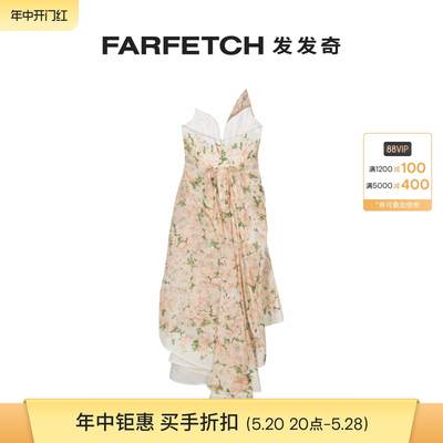 Zimmermann女士Natura 花卉印花连衣裙FARFETCH发发奇