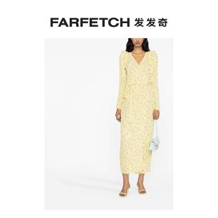 连衣裙FARFETCH发发奇 Rotate女士花卉印花裹身式