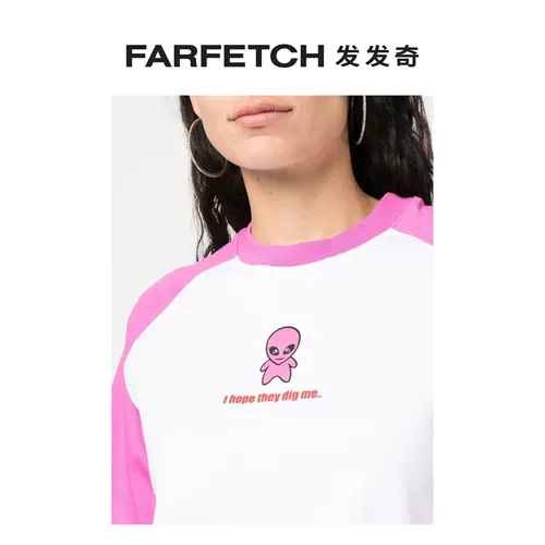 Женская футболка Gcds с рукавом реглан FARFETCH