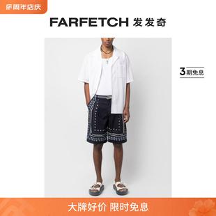 FARFETCH发发奇 Etro男士 几何图案印花西服短裤