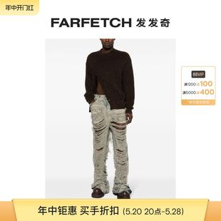 仿旧效果修身 牛仔裤 Owens男士 Rick FARFETCH发发奇