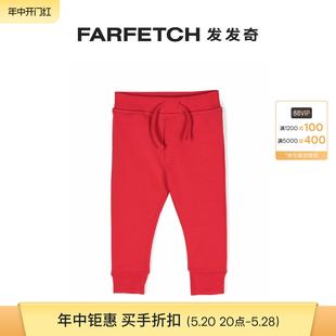 logo印花棉运动裤 Dsquared2童装 FARFETCH发发奇