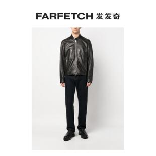 皮质机车夹克FARFETCH发发奇 Etro男士