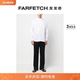 Lardini男士 FARFETCH发发奇 亚麻直筒长裤