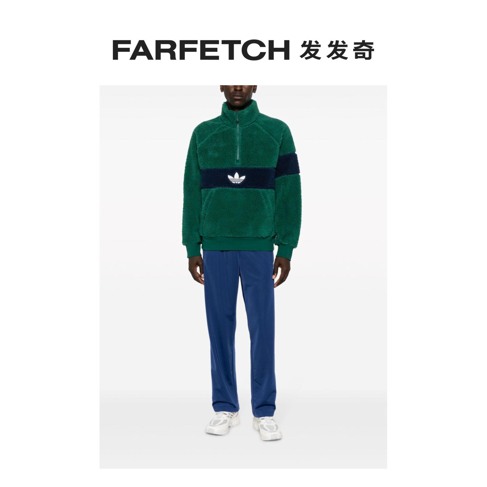 Adidas阿迪达斯男士经典三条纹logo长裤FARFETCH发发奇