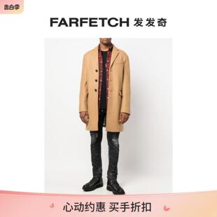 羊毛混纺外套FARFETCH发发奇 Sale Final Dsquared2男士 D2次方