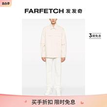 [Final Sale]Oamc男士短袖层搭棉衬衫式夹克FARFETCH发发奇