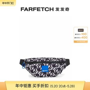 logo图案拉链腰包FARFETCH发发奇 经典 Lagerfeld男士 Karl