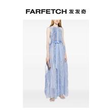 欧根纱礼服FARFETCH发发奇 羽毛边饰无袖 Huishan Zhang女士Beau