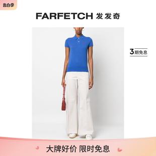 Ralph Polo Lauren女士高腰弹性棉喇叭裤 FARFETCH发发奇