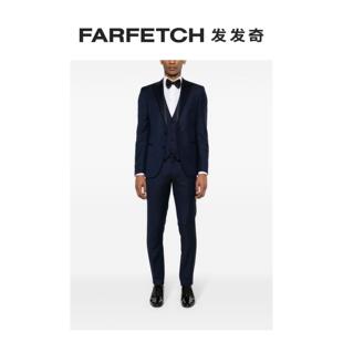 西装 套装 初剪羊毛三件式 Corneliani男士 FARFETCH发发奇