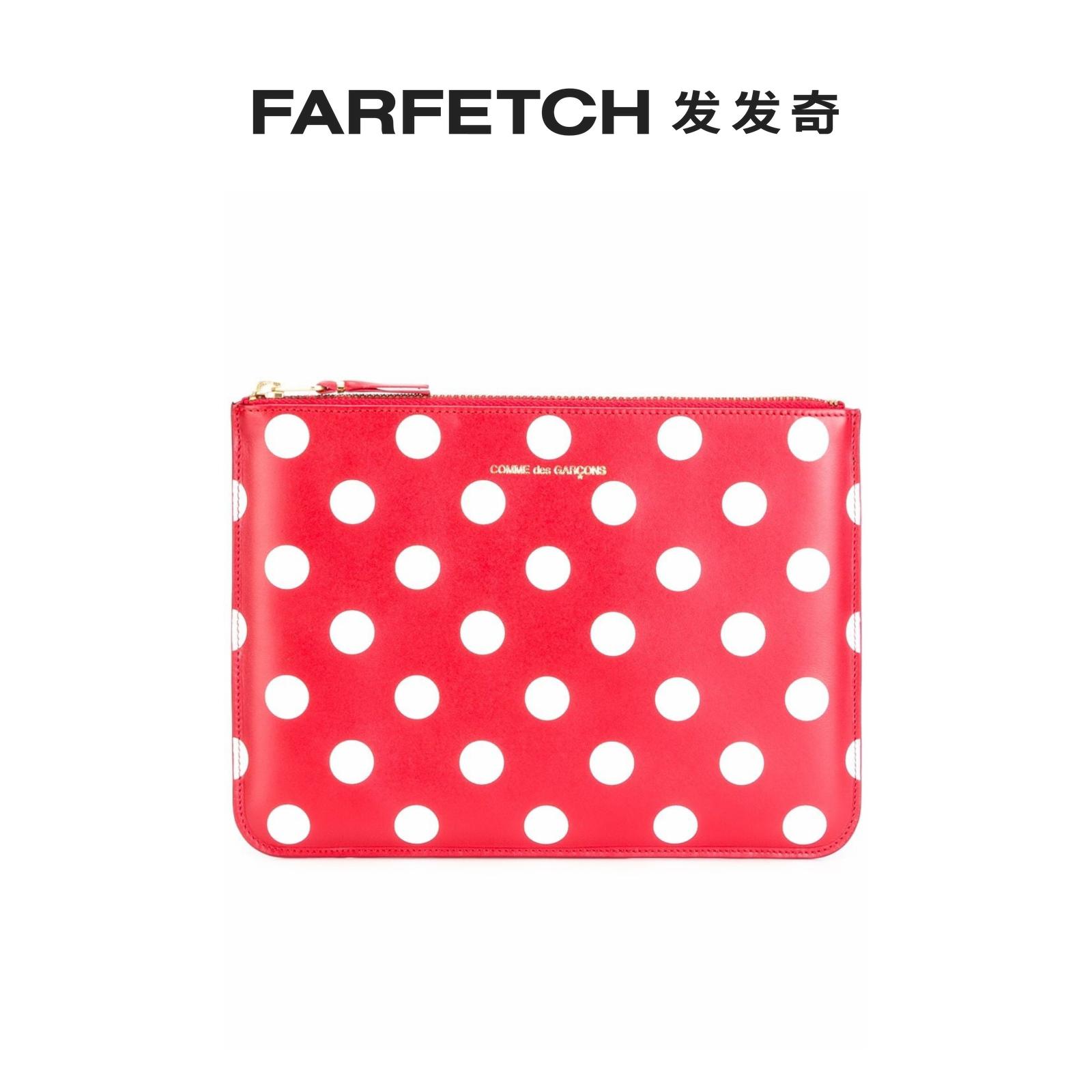 play comme des garcons 川久保玲男女通用波点拉链手拿包发发奇