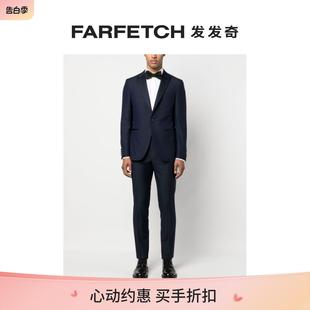 FARFETCH发发奇 套装 单排扣羊毛晚宴西装 Canali男士