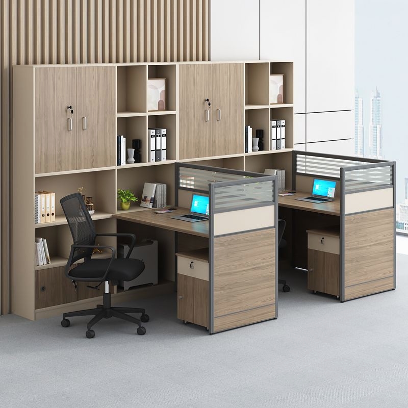 电脑桌办公专用财务办公桌子办公室卡座双人面对面四人职员桌会计