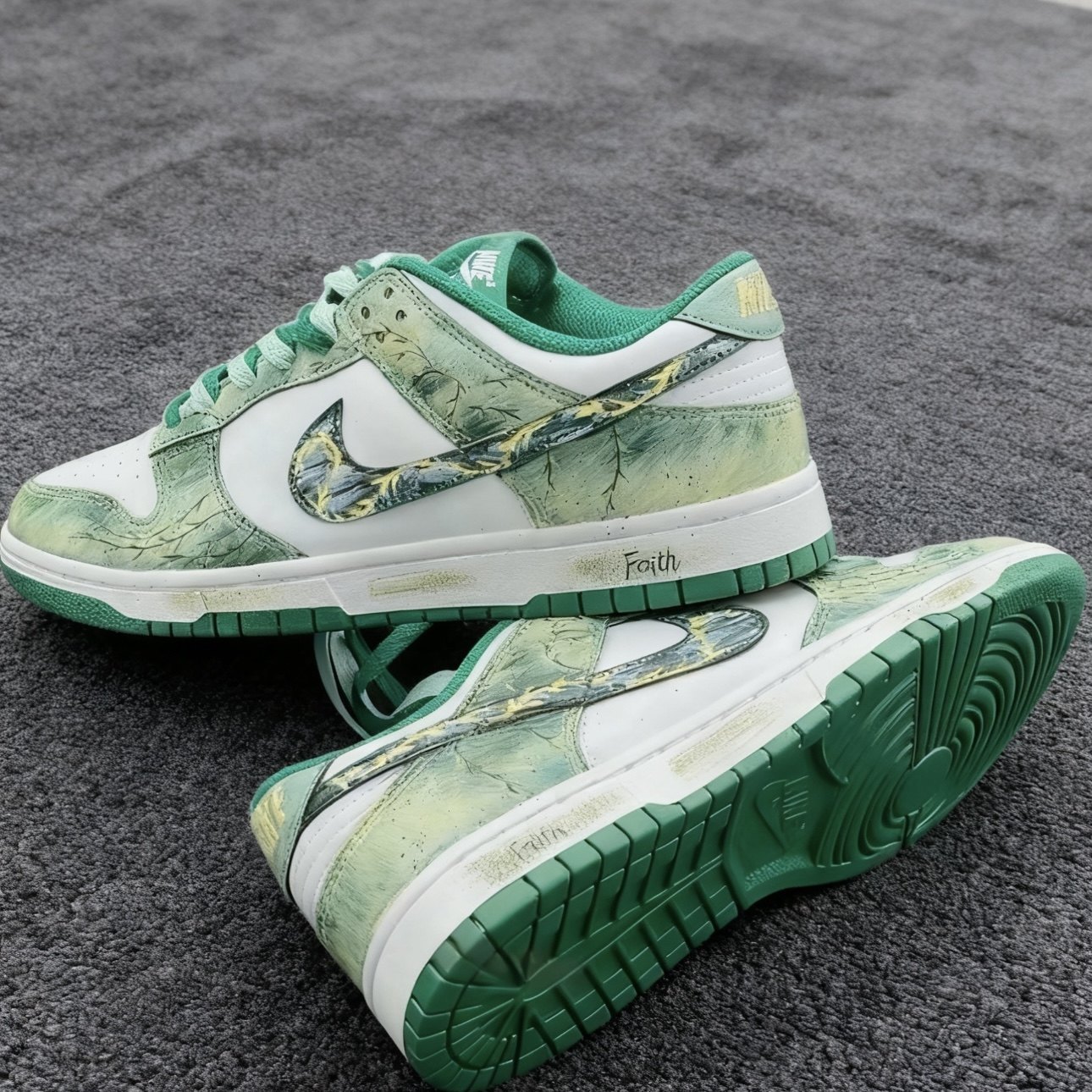 【定制球鞋】NikeDunk Low多巴胺清新晕染手绘春天运动休闲板鞋,运动鞋new,板鞋,淘宝优惠券,粉丝福利购,淘宝优惠卷