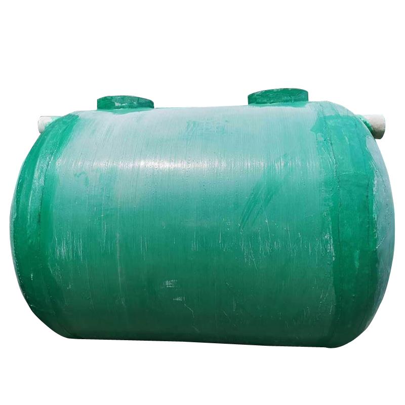 工地机械缠绕加厚玻璃钢化粪池大型商用工程一体成型式三格隔油池