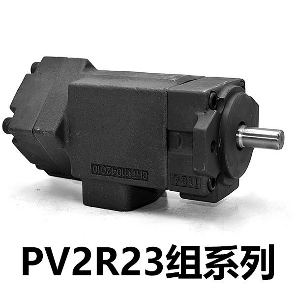 新款高压双联液压叶片泵PV2R11 PV2R12 PV2R13 PV2R23专业组包邮