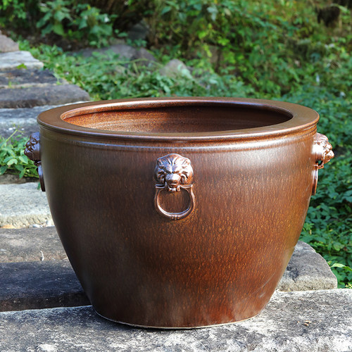 景德镇陶瓷鱼缸特大号