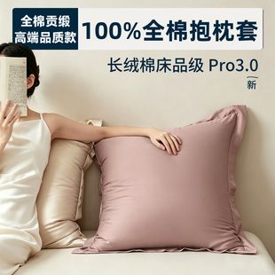 纯棉40x45x50x55沙发靠背抱枕套不含芯60x80靠枕靠垫套2026新款
