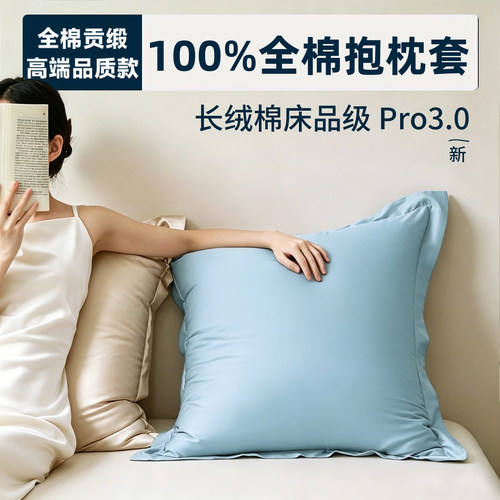 2026新款40x45x50x55纯棉抱枕套不含芯沙发靠背60x80靠枕靠垫套