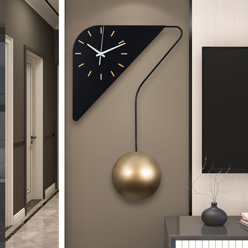 钟表挂钟客厅家用时尚挂墙装饰挂表现代简约大气网红轻奢创意时钟